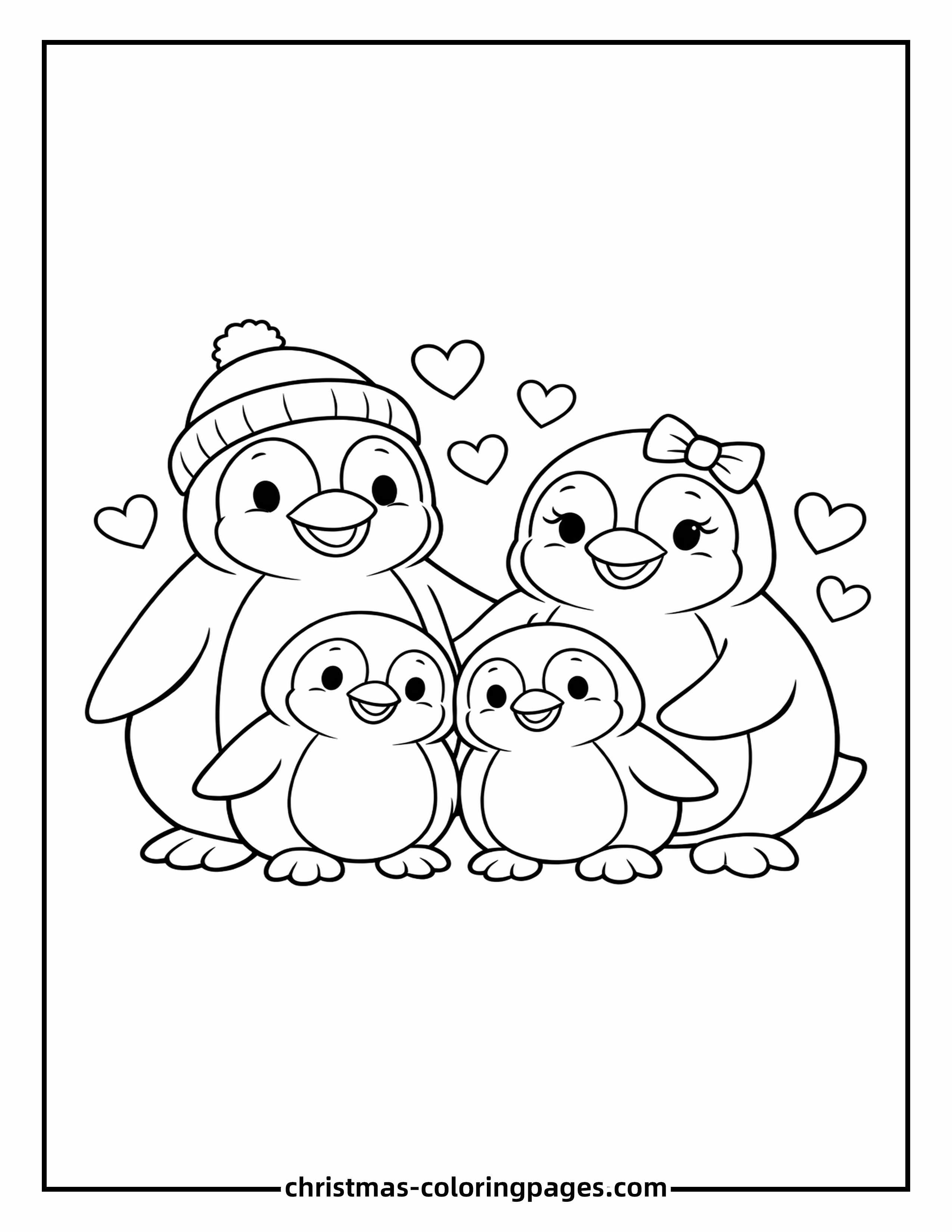 30 Penguin Coloring Pages (Free PDF Printables)