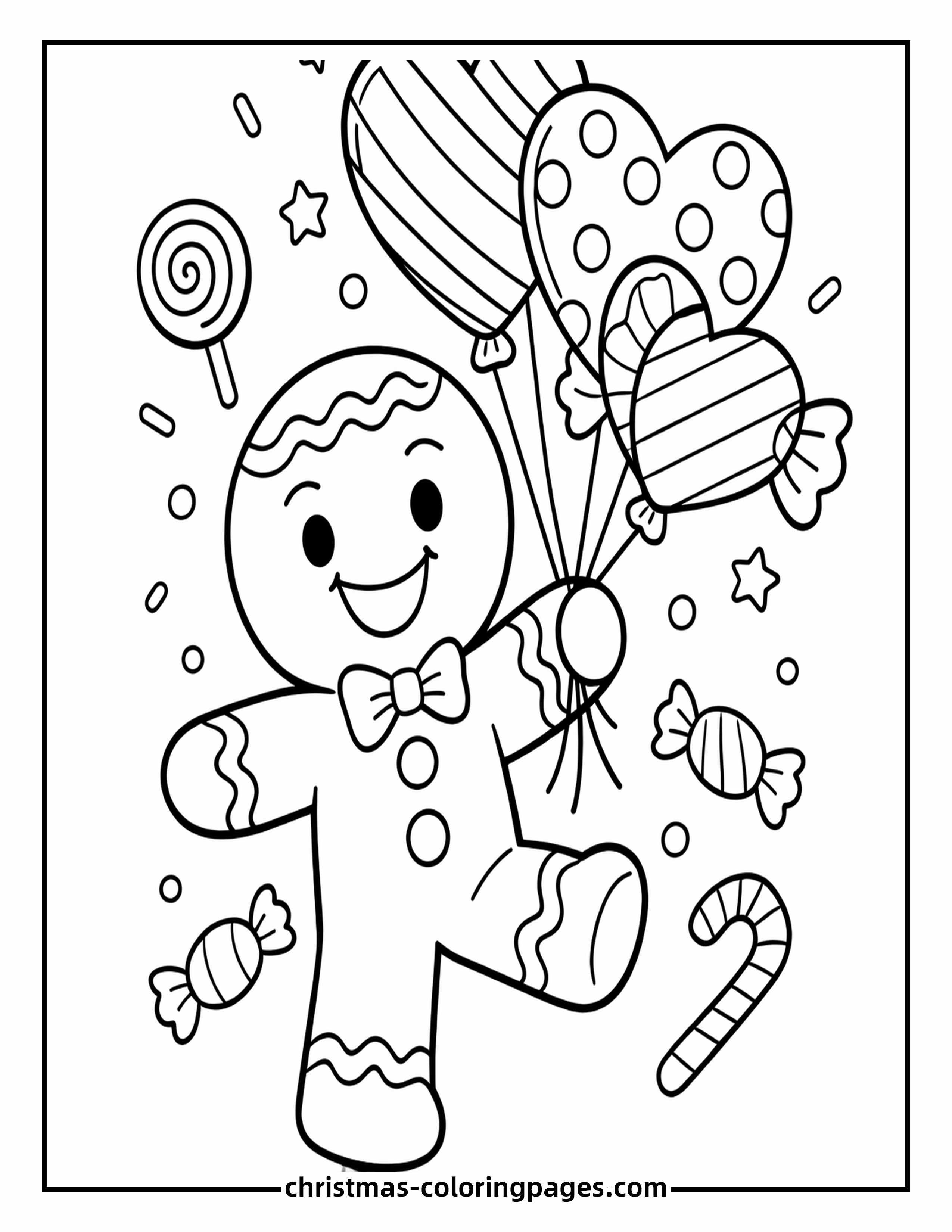60 Gingerbread Man Coloring Pages (Free PDF Printables)