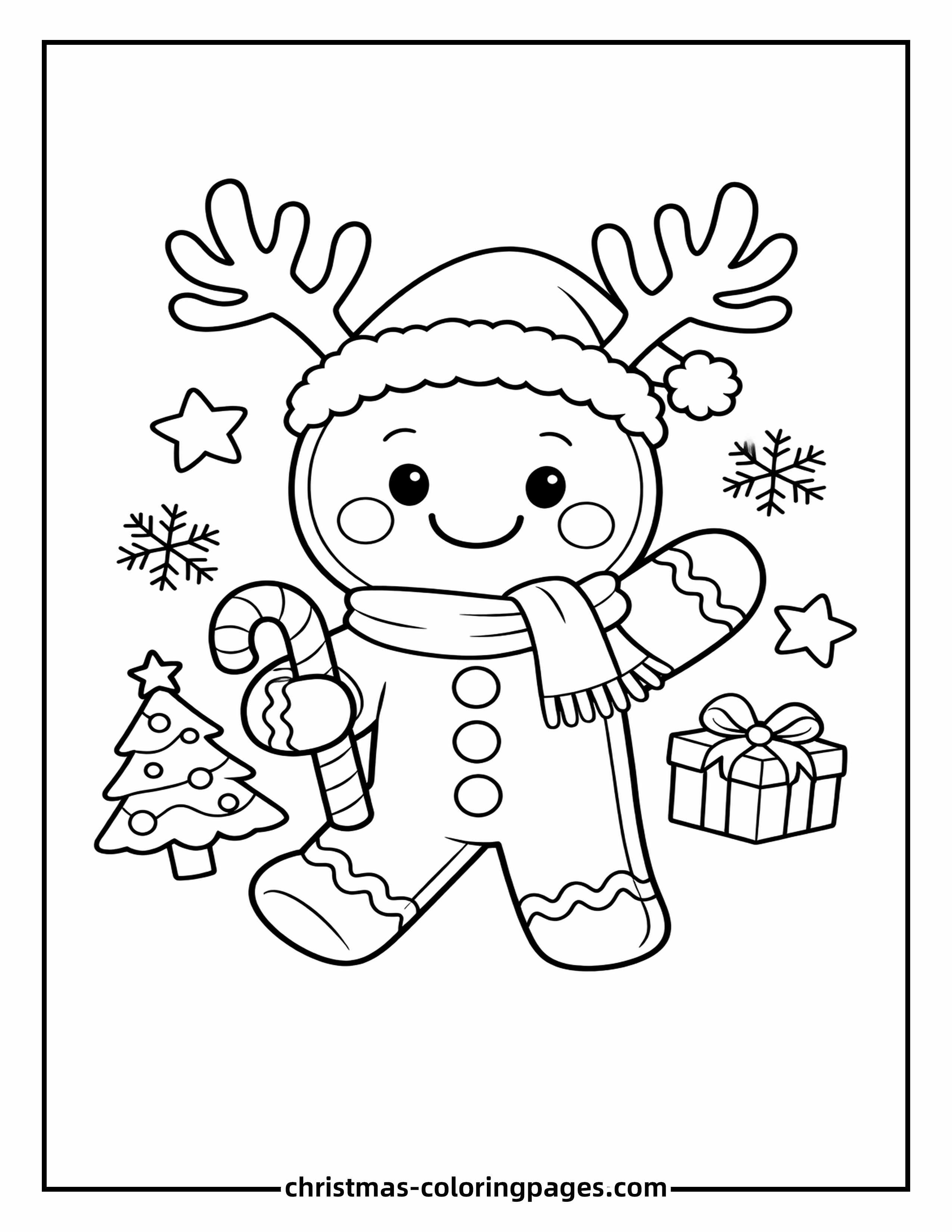 60 Gingerbread Man Coloring Pages (Free PDF Printables)