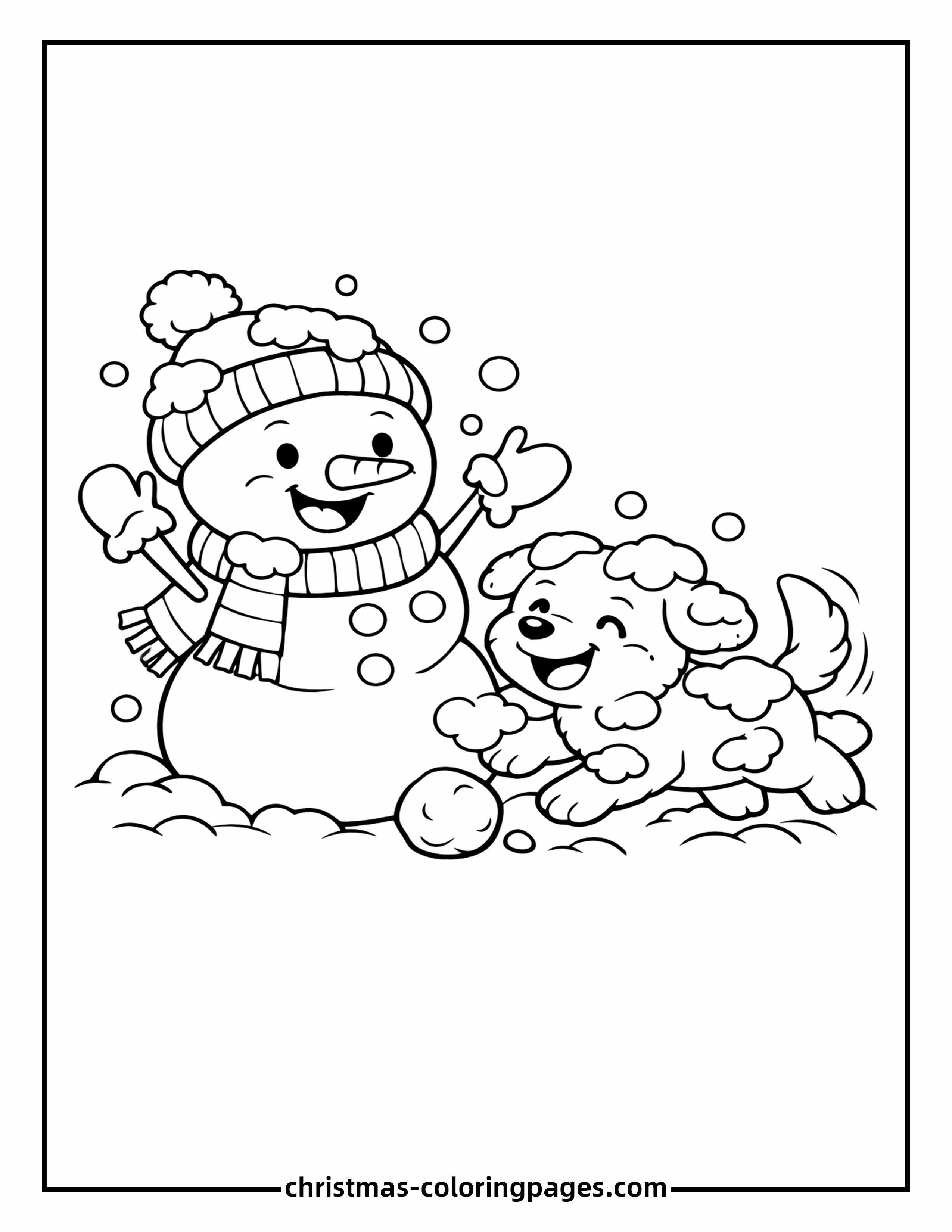 60 Snowman Coloring Pages (Free PDF Printables)